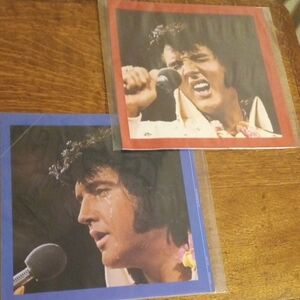 Vintage Music Icon Art Prints - Red and Blue